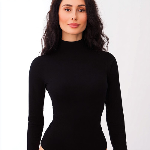 Damen body langarm - body,
