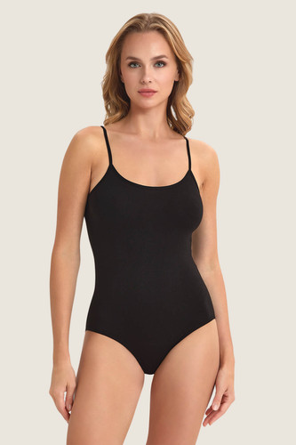 Damen body schwarz - in,