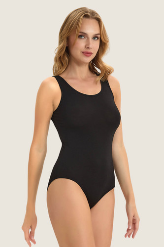 Damen body schwarz weiß - weiß, &