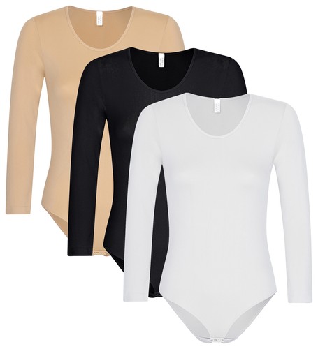 Damen langarm body - damen,